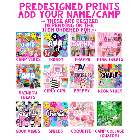 Custom Personalized Name Camp Beach Towels