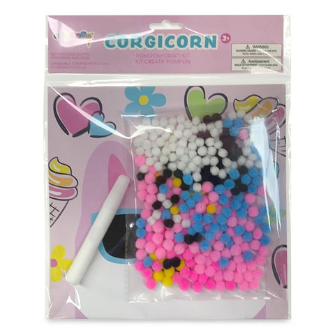 Iscream Corgicorn Pom Pom Craft Kit