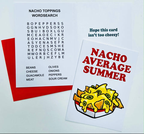 Sunny Marshmallow Nacho Average Summer Card