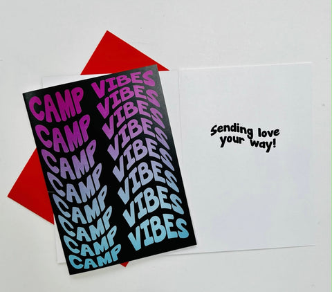 Sunny Marshmallow Camp Vibes Card