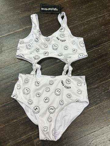 Flowers By Zoe Cutout White Smiley