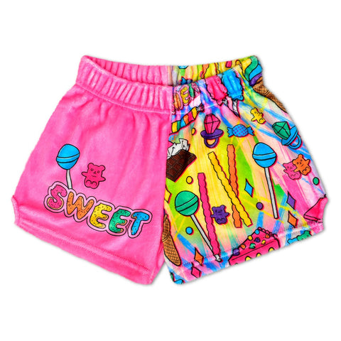 Iscream Corey Paige I Want Candy Plush Shorts