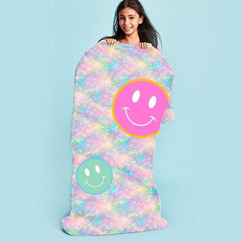 Iscream Happy Tie Dye Sleeping Bag