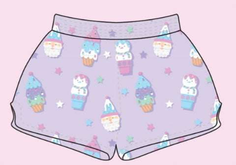 IScream Ice Cream Holidae Plush Shorts