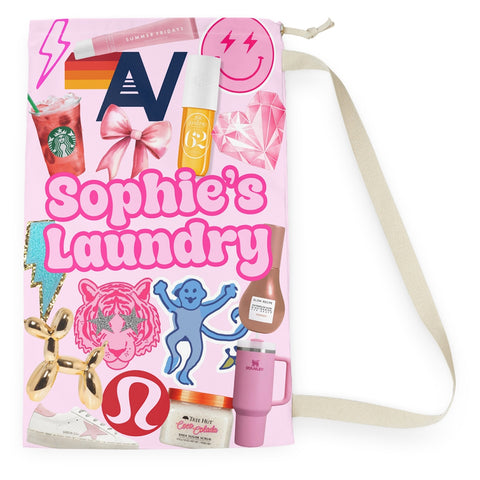 Custom Personalized Camp Laundry Bag