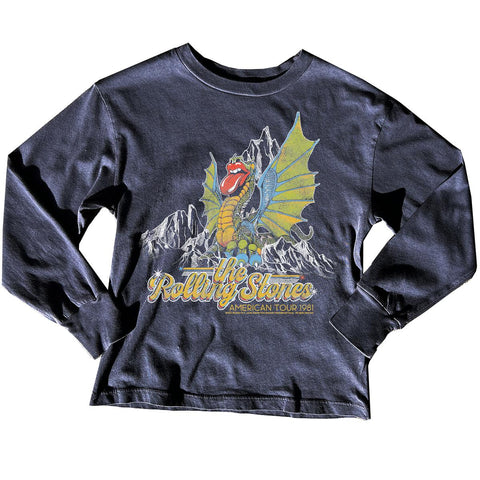 Rowdy Sprout Rolling Stones Organic Long Sleeve Shirt