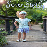 Serendipity Flutter Ruffle Top And Ruffle Shorties