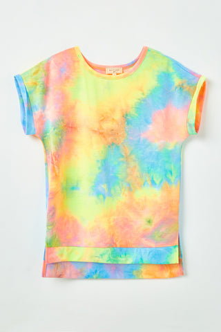 Hayden Girls Tie Dye Short Sleeve Shirt