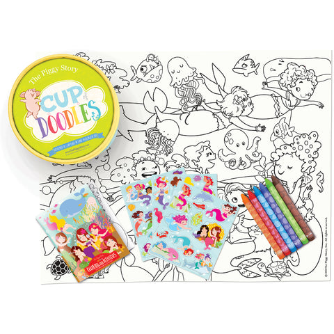 Cup of Doodles- Mermaid Doodles