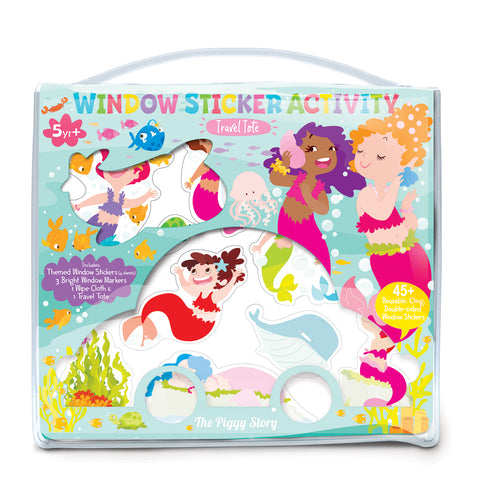 Window Sticker Activity Tote-Magical Mermaids