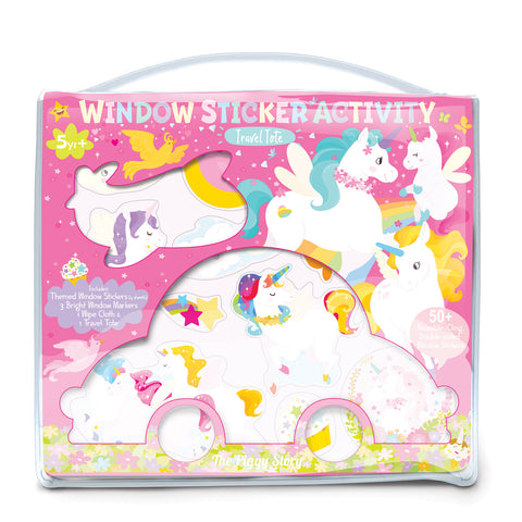 Window Sticker Activity Tote-Unicorn Land