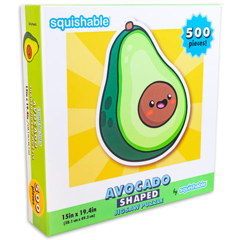 Squishable Avocado Shaped  Puzzle