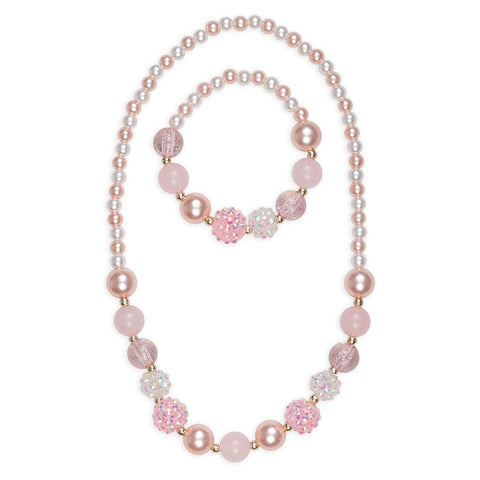 Pink Pearl Necklace set