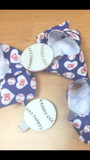 Wee Ones Baseball Sequin Hair Clip