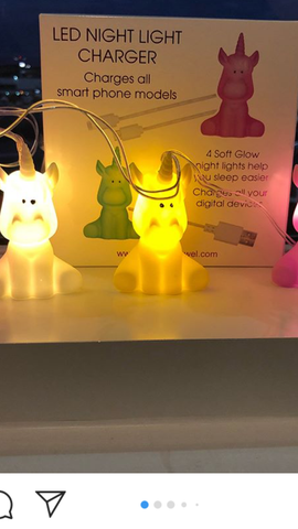 Unicorn Led Night Light Charger