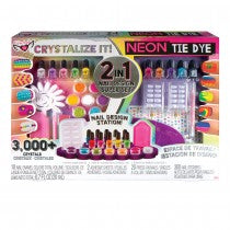 Crystallize It! Neon Tie Dye 2in 1 Nail Design Kit