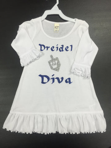 Dreidel Diva Dress Infant thru 6x