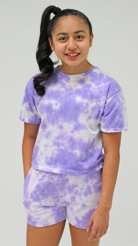 Candy Pink Lavender Tie Dye Shirt