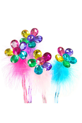 Flower Gem Fluffy Pen