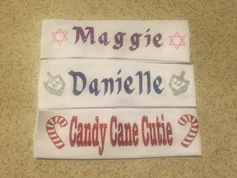 Custom Holiday Headbands