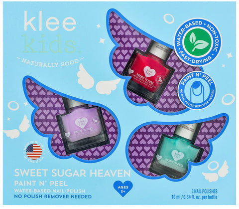 Klee Girls Sweet Sugar Heaven Set Water Based Nail