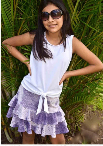 Area Code 407 White Front Knot Tank