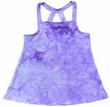 Erge Lavender Tie Dye Racerback Tank or Shorts