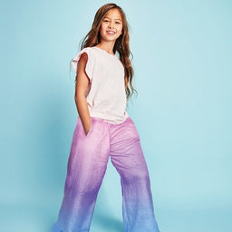 IScream Purple Ombre Plush Lounge Pants