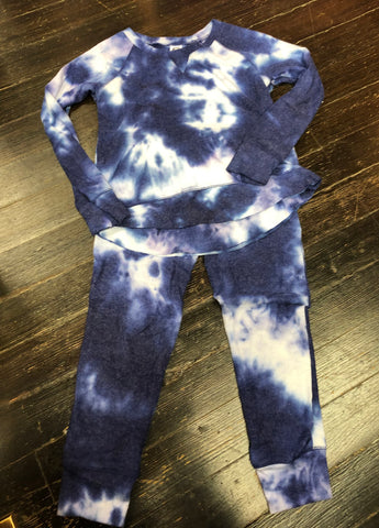 Erge Blue Tie Dye Separates Sweatshirt or Joggers