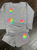 Firehouse Neon Ombre Elements Short Sleeve T-Shirt, Long Sleeve Sweatshirt or Shorts