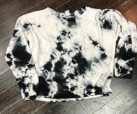 Erge Black & White Tie Dye Separates Sweatshirt or Joggers