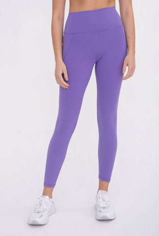 Mono B Pale Purple Essential Highwaist Leggings