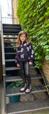 Area Code 407 Black Foil Athletic Legging