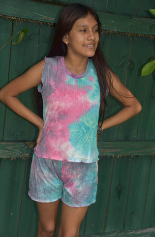 Area Code 407 Tie Dye Tee or Shorts