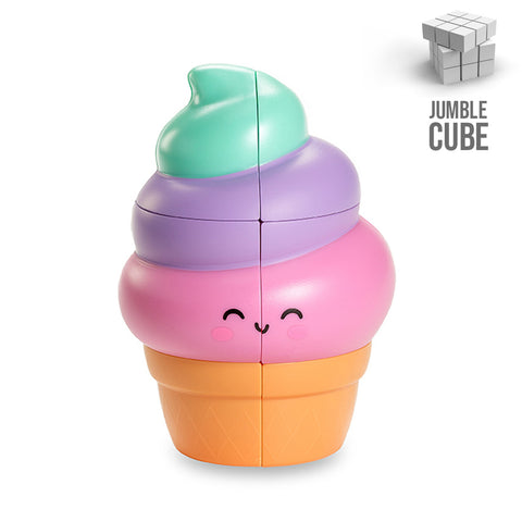 Top Trenz Cube-Dini-Ice Cream Cone Puzzle Cube