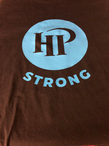 Black with blue HPSTRONG T-Shirt