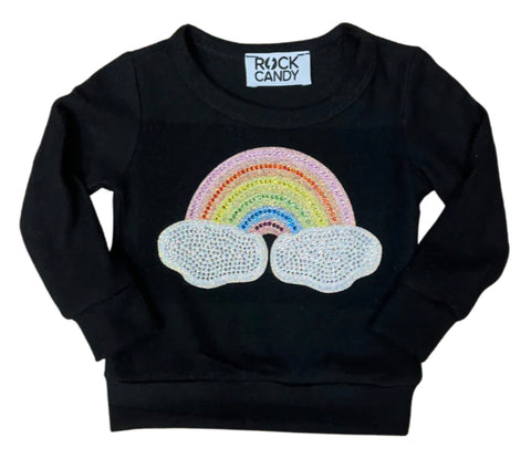 Rock Candy NYC Infant Black Rainbow Long Sleeve Hazzi Shirt