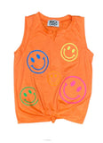 Rock Candy NYC Orange Smiley Tank