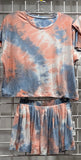 Erge Sourpatch Tie Dye Short Sleeve Shirt or Skort