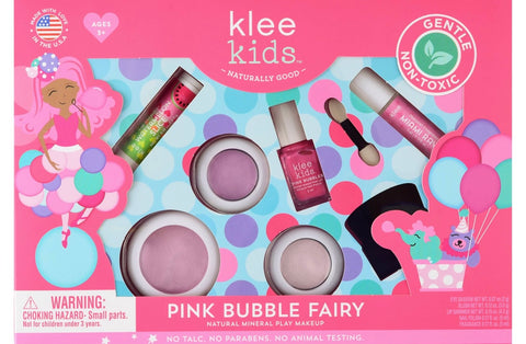 Klee Kids Natural Mineral Play Makeup - Pink Bubble Fairy