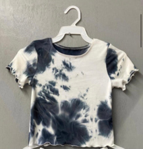 Cheryl Black Tie Dye Shirt