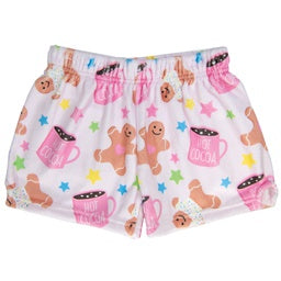 IScream Sweet Holiday Plush Shorts