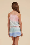 Vintage Havana Tie Front Button Up Tank or Slit Pocket Elastic Waist Shorts