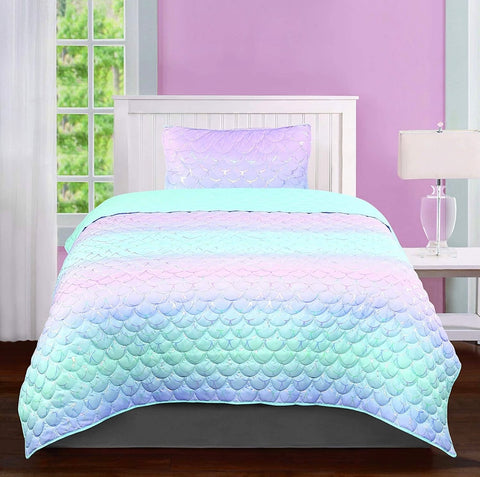 Mermaid Twin Comforter Set