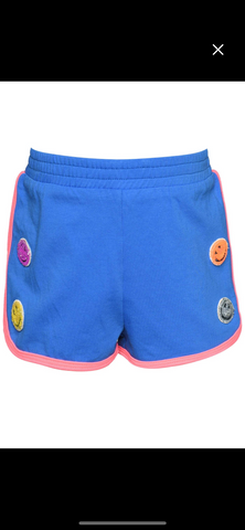 Sara Sara Blue Tank Top or Shorts With Patches