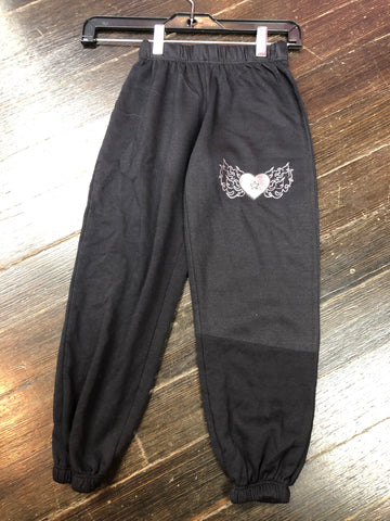 Firehouse Black Rock N Roll Flames Sweatpants