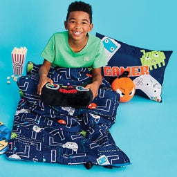 Iscream Gamer Glitch Sleeping Bag Set