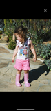 Sara Sara Chill Out Shirt or Pink Stone Shorts