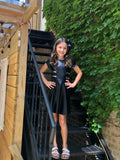 Dolls And Divas Couture Black Pleather Dress