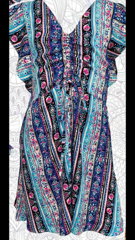 Erge Navajo Print Dress